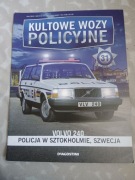 Gazetka Volvo 240 kultowe wozy policyjne 1:43