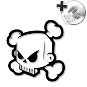 Naklejka KEN BLOCK SKULL CZASZKA na samochód, lusterko, kask, szybę