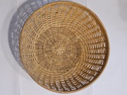 Okrągły Koszyk Wiklinowy / Pleciony – Średnica 22 cm