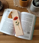 Zakładka do książki haft krzyżykowy personalizowana 