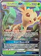 Pokemon Card Leafeon GX SM146 Sun & Moon Black Star Promo