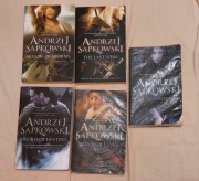 The Witcher A.Sapkowski Wiedźmin w j.angielskim 5 tomów