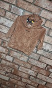 I love milk bluza 86/92 brazowa welurowa