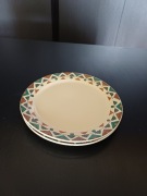 Dwa talerze deserowe z motywem azteckim