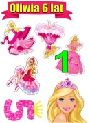 Pan Opłatek na tort - BARBIE A4
