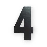 Numer, cyfra na dom 30 cm, Łupek