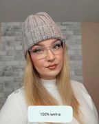 Czapka zimowa 100% wełna