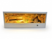 Sprzedam ładne terrarium 80x30x30 cm z tłem 3D