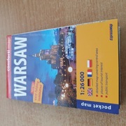 Warszawa Warsaw mapa comfort! map 1:26 000