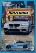 MATCHBOX BMW M5 Police Germany Policja jak Hot Wheels F10