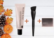 Baza Pod Podkład+Pędzel do Podkładu w Płynie+Chusteczki Absorbujące MaryKay