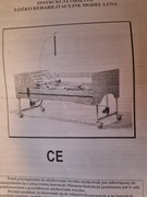 Łózko rehabilitacyjne model LUNA z materacem