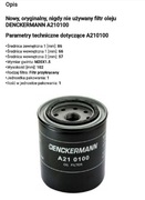Filtr oleju DENCKERMANN A210100