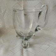 waza na poncz (dzbanek), krysztalowa, Krosno, wys. 21 cm