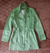 DAMSKI WIOSENNY PŁASZCZ M/L ORSAY KOLOR ZIELONY MIĘTOWY Z PODSZEWKĄ