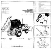 CASE 580 Super E Parts Catalog Manual Katalog części, schematu budowy