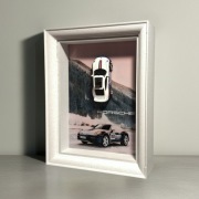 Porsche 911 Dakar | Ramka 3D - Prezent dla fana Porsche