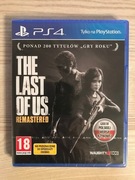 The Last of Us Remastered PS4 PS5 PL Okładka FOLIA Premierowa