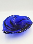 patera kobaltowa duża ciężka murano