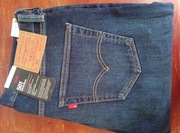 Kultowe jeansy Levi's 501 granatowe nowe klasyczne rozmiar 33 32