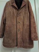 Echtes Leder  Kurtka zamszowa męska rozm.52  ocieplana 