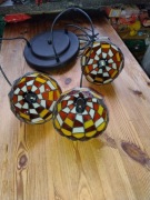 żyrandol witrażowy vintage lampa tiffany rustykalna