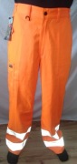 spodnie robocze z odblaskami  BLAKLEADER 1723  r. C 50 pomarańczowe 