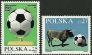 Mistrzostwa Św w piłce nożnej Hiszpania 1982 Fi 2664-65 czyste 