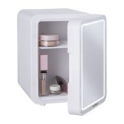 LODÓWKA KOSMETYCZNA HOFFEN 4 L 36W Z LUSTERKIEM LED  BIAŁA POWYSTAWOWA 