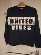 Bluza H&M granatowa z napisem rozmiar 158/164