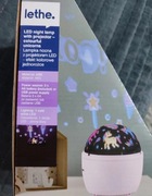 Lampka z projektorem jednorożec 