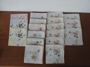 Nowe damskie chusteczki do nosa komplet 15 szt 100 % bawełna