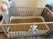 Lozeczko Sniglar Ikea 60x120cm + materac Jattetrott stan bdb Wroclaw