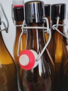 Szklane butelki z kapslem 