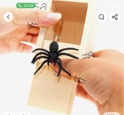 Pająk zabawka żart 