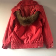 Jaskrawa kurtka Roxy, Oryginalna, Malinowa