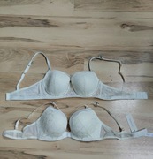 Intimissimi 2 sexi staniki koronka ecru 80 C jak nowe 