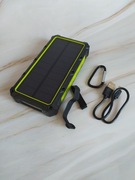 Bezprzewodowy solarny powerbank 36000 mAh