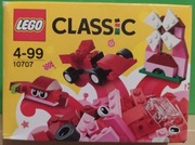 Nowe LEGO Classic czerwone klocki 10707
