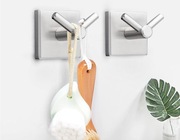 Haczyki wieszaki do kuchni łazienki podwójne 2 sztuki