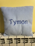 Poduszka z imieniem Tymon niebieska