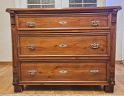 Komoda antyk Gründerzeit ok. 1900, 3 szuflady, po renowacji