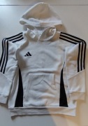 BLUZA DLA DZIECI ADIDAS TIRO 24 HOODED SWEAT BIAŁA IR7506 r 140cm