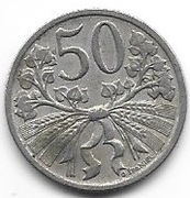 Czechosłowacja 50 h.1922