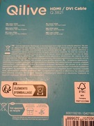 Sprzedam kable HDMI/DVI Q3821 o długości 1,8m