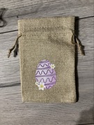 Worek woreczek jutowy Wielkanoc torebka