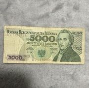 5000 zl 1 grudnia 1988 rok