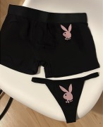 bielizna dla par majtki playboy