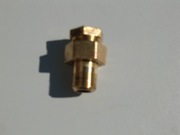 Śrubunek mosiężny 1/2" prosty - 2 szt.