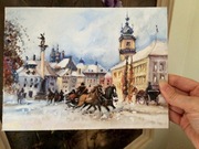 18x24 cm obraz olejny na deseczce (płótno naklejone)